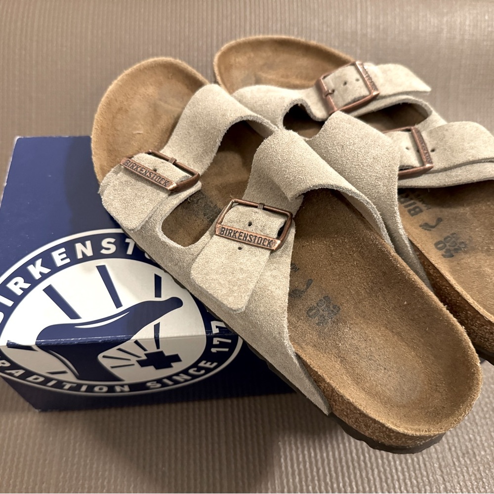 Arizona Suede Leather Taupe